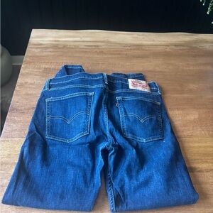 Levi's Men's Dark Blue Straight Jeans